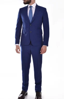 BRIAN DALES Abiti<Abito slim blu chiaro