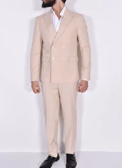 Marcel Morel Abiti<Abito doppiopetto beige