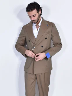 GUARINUCCI Abiti<Abito doppiopetto ruggine Forio Vitale Barberis Canonico