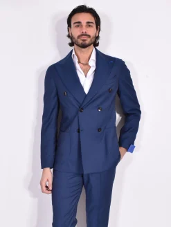 GUARINUCCI Abiti<Abito doppiopetto blu Forio Vitale Barberis Canonico