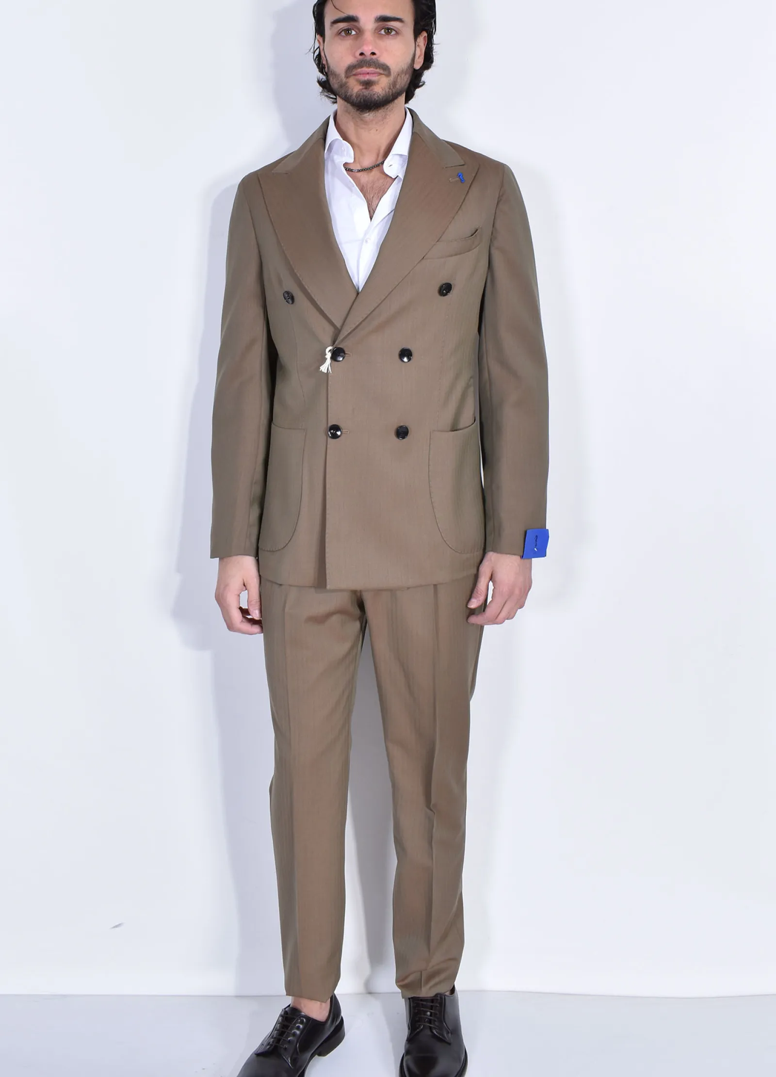 GUARINUCCI Abiti<Abito doppiopetto ruggine Forio Vitale Barberis Canonico
