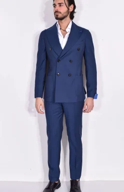 GUARINUCCI Abiti<Abito doppiopetto blu Forio Vitale Barberis Canonico