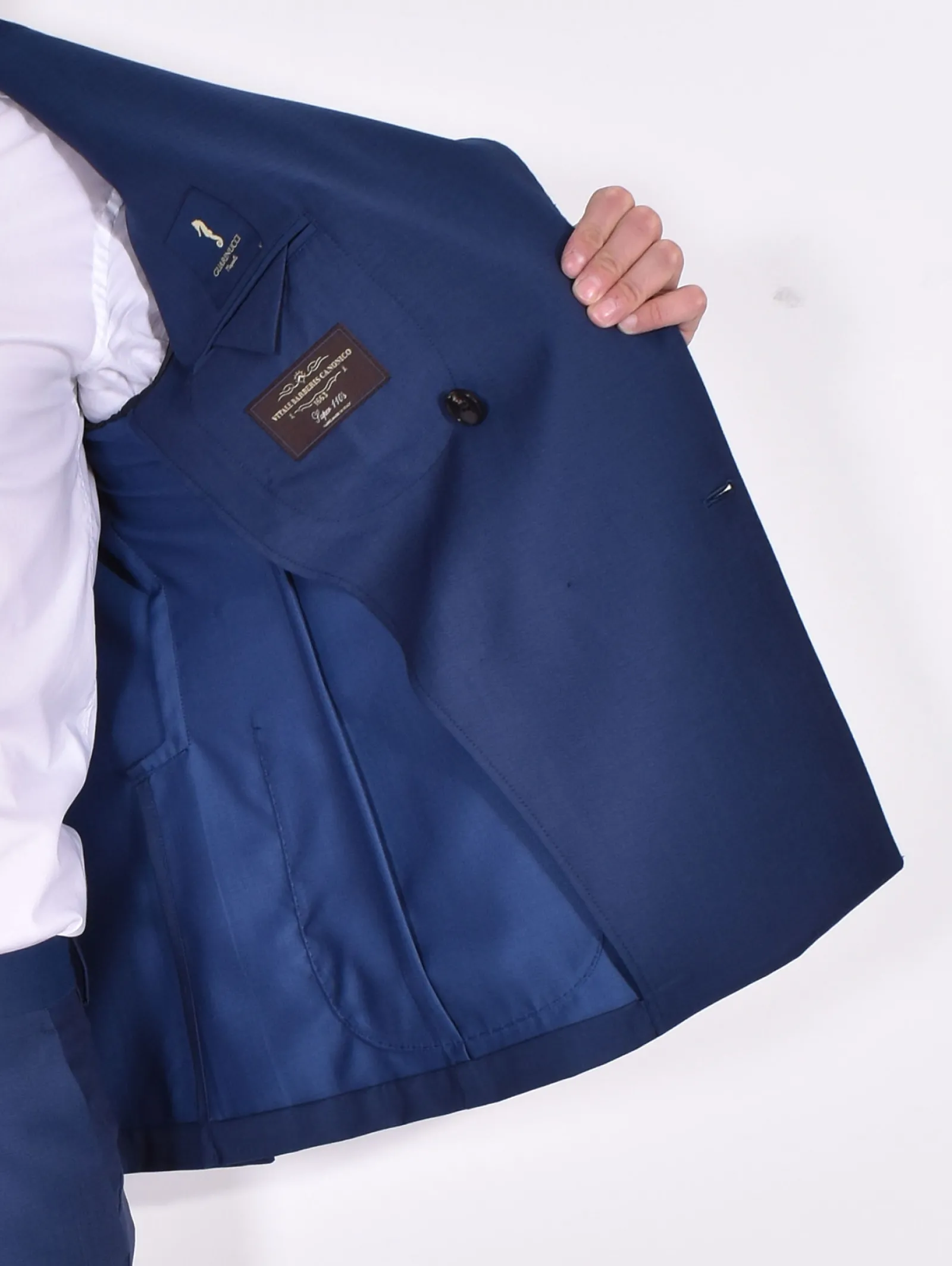 GUARINUCCI Abiti<Abito doppiopetto blu Forio Vitale Barberis Canonico