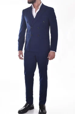 Marcel Morel Abiti<Abito doppiopetto blu chiaro