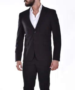 Marcel Morel Abiti<Abito nero slim 2 bottoni