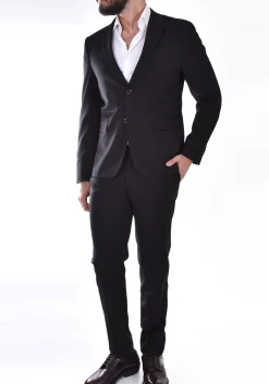 Marcel Morel Abiti<Abito nero slim 2 bottoni