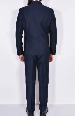 Marcel Morel Abiti<Abito smoking gilet doppiopetto blu