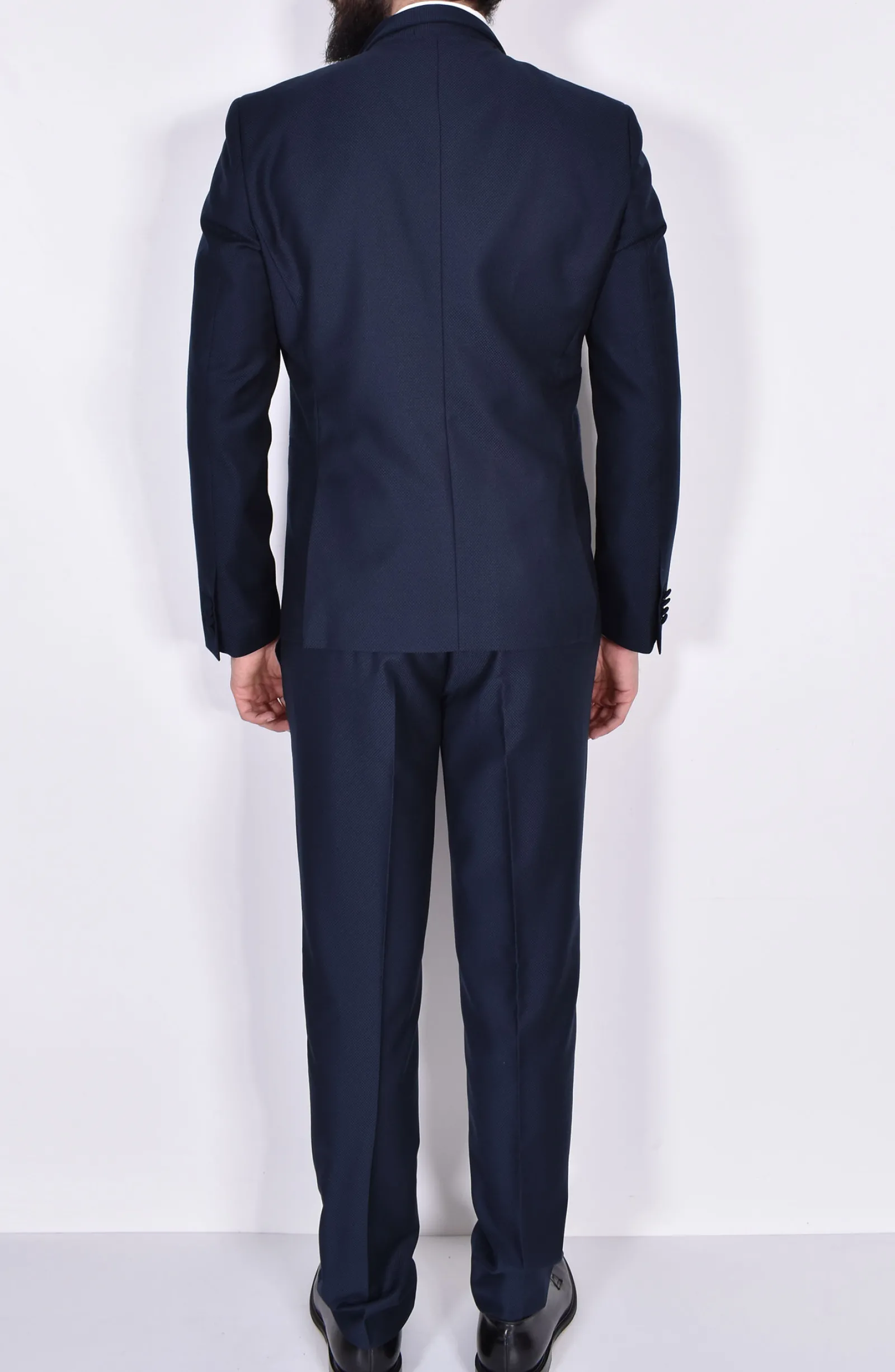 Marcel Morel Abiti<Abito smoking gilet doppiopetto blu