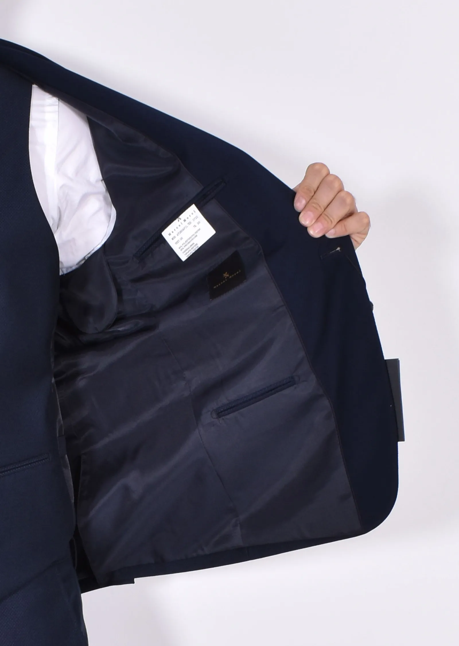 Marcel Morel Abiti<Abito smoking gilet doppiopetto blu