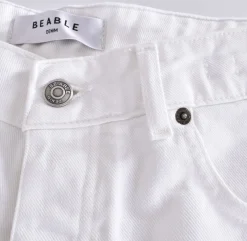 BE ABLE Bermuda<Bermuda jeans bianco Tom Bull