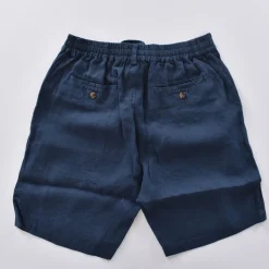 MC2 SAINT BARTH Bermuda<Bermuda blu navy lino Ischia