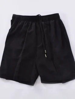 YES LONDON Bermuda<Bermuda lino basic nero