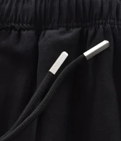 YES LONDON Bermuda<Bermuda lino basic nero