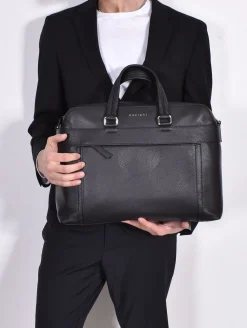 ORCIANI Borse<Borsa ventiquattrore nero micron lavoro
