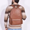 ORCIANI Zaini<Borsa zaino micron deep pelle marrone sigaro