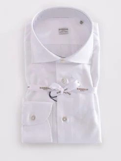 BORRIELLO Camicie<CAmicia cucita a mano bianca