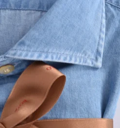 BORRIELLO Camicie<Camicia denim jeans Passion blu chiaro