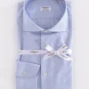 BORRIELLO Camicie<Camicia Marechiaro cucita a mano bianco celeste
