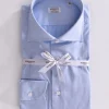 BORRIELLO Camicie<Camicia Marechiaro cucita a mano celeste