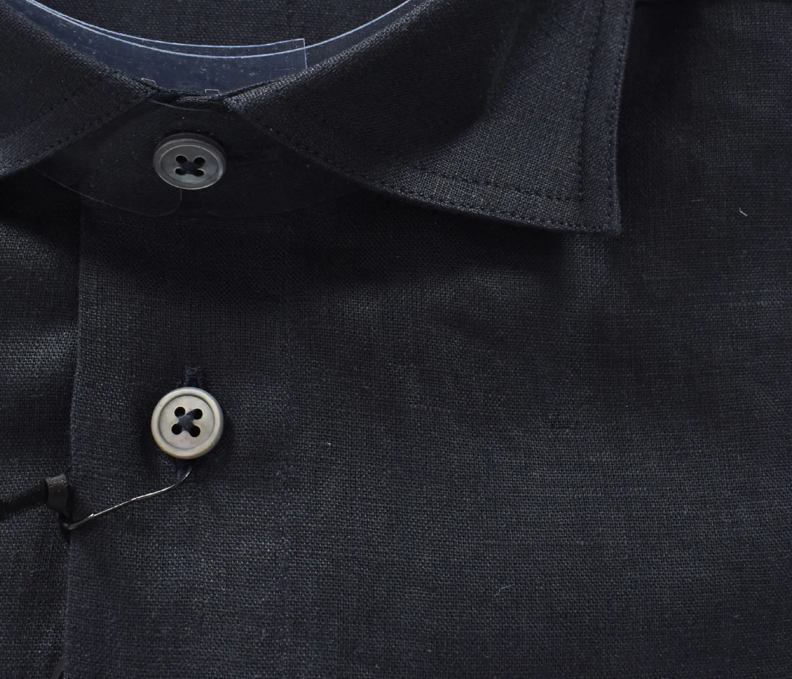 GRAN SASSO Camicie<Camicia lino blu notte
