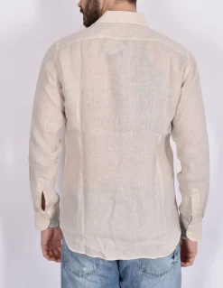 MC2 SAINT BARTH Camicie<Camicia beige sabbia pamplona lino