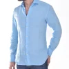 MC2 SAINT BARTH Camicie<Camicia celeste pamplona lino