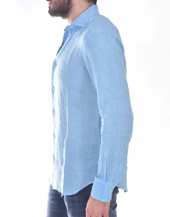 MC2 SAINT BARTH Camicie<Camicia celeste pamplona lino