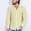 MC2 SAINT BARTH Camicie<Camicia gialla Pamplona lino