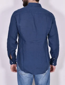 MC2 SAINT BARTH Camicie<Camicia Pamplona lino blu