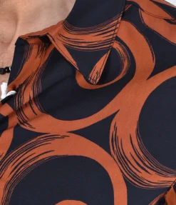 OFFICINA 36 Camicie<Camicia fantasia cerchi rosso blu