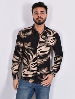 OFFICINA 36 Camicie<Camicia nera zumba Pelinga