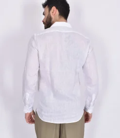 TAGLIATORE Camicie<Camicia lino bianca Rowan