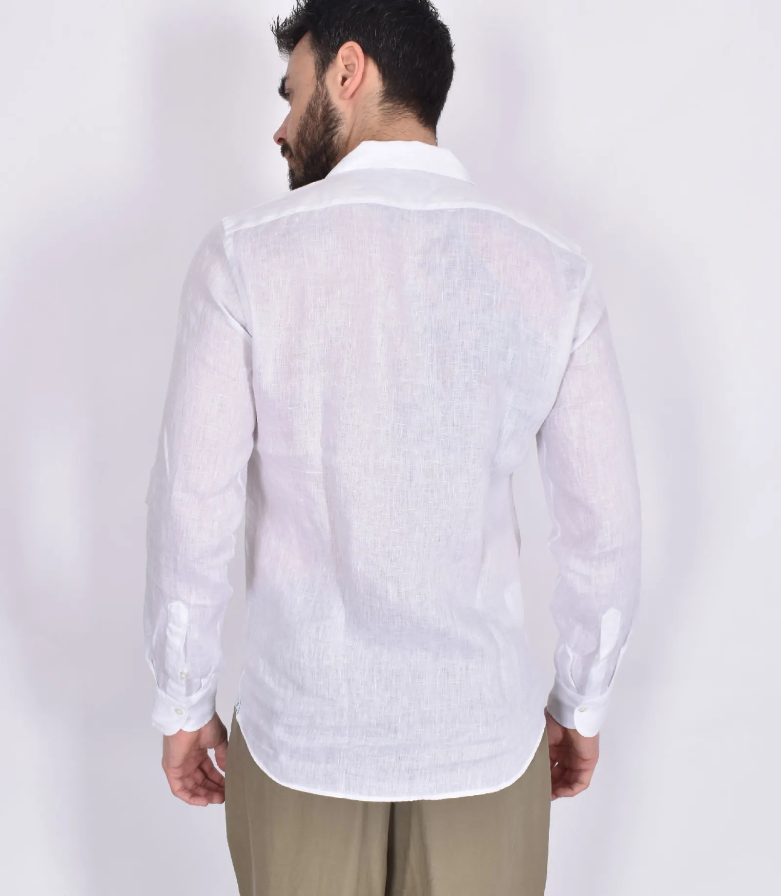 TAGLIATORE Camicie<Camicia lino bianca Rowan