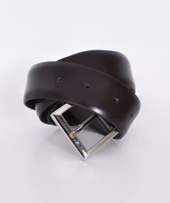 ORCIANI Cinture<Cintura calf classica pelle opaca testa di moro