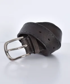 ORCIANI Cinture<Cintura chevrette testa di moro pelle forata