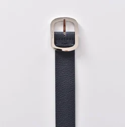 ORCIANI Cinture<Cintura dollaro double blu navy sigaro