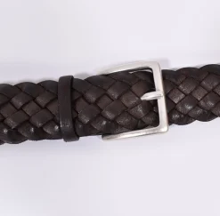 ORCIANI Cinture<Cintura intrecciata testa di moro