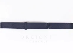 ORCIANI Cinture<Cintura nobuckle micron blu navy