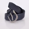 ORCIANI Cinture<Cintura pelle dollaro blu