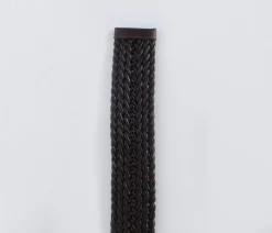 ORCIANI Cinture<Cintura pelle intrecciata testa di moro