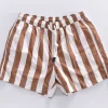 GRAN SASSO Costumi<Costume bagno righe bianco marrone