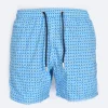 MC2 SAINT BARTH Costumi<Costume bagno celeste rhomboid cross