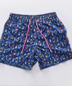 MC2 SAINT BARTH Costumi<Costume bagno golden hour blu