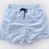MC2 SAINT BARTH Costumi<Costume bagno righe bianco celeste