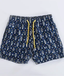 MC2 SAINT BARTH Costumi<Costume bagno blu moon watch astronavi
