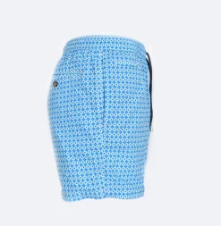 MC2 SAINT BARTH Costumi<Costume bagno celeste rhomboid cross