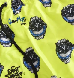 MC2 SAINT BARTH Costumi<Costume bagno giallo Gotham watch Crypto puppet