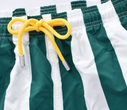 MC2 SAINT BARTH Costumi<Costume bagno beach stripes verde bianco