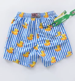 MC2 SAINT BARTH Costumi<Costume bagno ducky stripes bianco blu