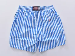 MC2 SAINT BARTH Costumi<Costume bagno righe bianco blu Stripe